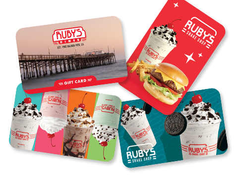 Assorted gift cards